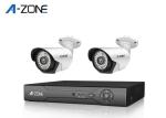 Waterproof 2 Channel Poe CCTV Camera Kit IP66 , Poe Nvr Surveillance System