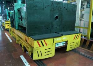 Wholesale Flat Mounted Mold Transfer Cart , Forklift Coil Handling Material Moving Carts from china suppliers