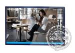 16.7M 55" Digital Wall Mounted Advertising Display with Black Full Toughened