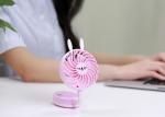 Usb 1200mah Rechargeable Battery Powered Fan Foldable Eco - Friendly Material