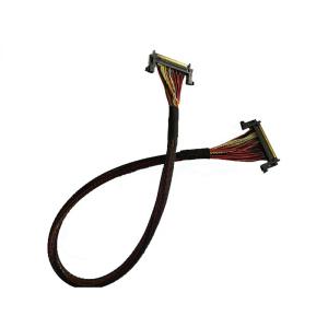 Wholesale FI-RE51HL TO FI-RE51HL JAE Cable , LVDS Lcd Cable Assembly Multiple Colors from china suppliers