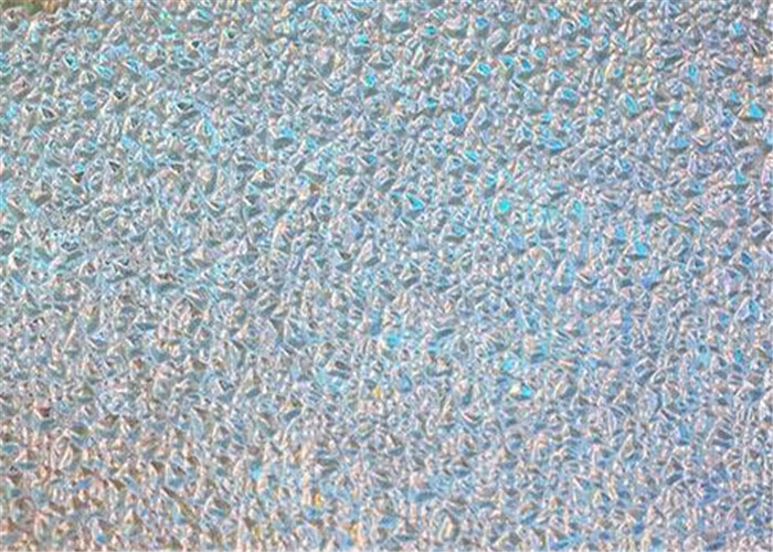 Diamond Embossed Decorative Patterned Glass 2mm 4mm 6mm Thickness For Shower Door