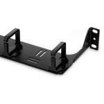 Black 1U 12 Ports Network Cabinet Rack Mount Cable Management Cable Organizer