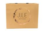 Elegant Sustainable Eco Paper Packaging , Custom Gift Bags With Logo