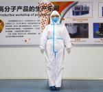 Full Body White Disposable Overalls , Surgical Disposable Protective Coveralls
