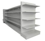 Metal Plate Supermarket Display Racks / Departmental Store Shelf For Daily