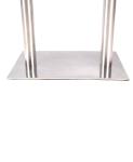 Bistro Stainless Steel Table Legs Square Size Customized ISO 9001 Certified