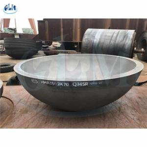 Wholesale Q345R Mild Steel Elliptical Hemispherical Tank Heads Dimensions 1592MM X 70 MM from china suppliers