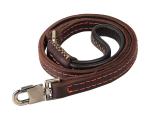 Full Grain Handmade Dog Leather Leashes , 4ft Padded Pet Collar Leather