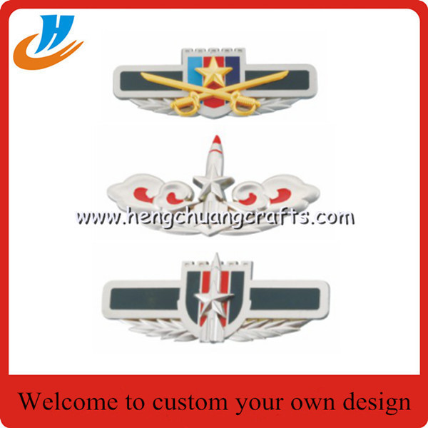 Metal Souvenir Pin Badge with Custom 2D/3D Logos Police Badge
