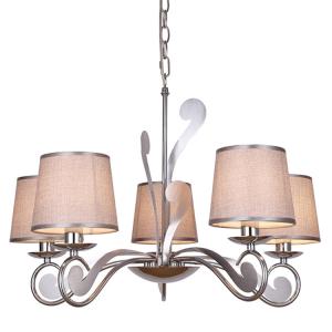 Wholesale Elegant grey fabric chrome shade Chandelier for home Lighting (WH-MI-09) from china suppliers