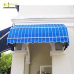Anti UV Aluminum French Style Awnings Waterproof Folding Dutch Canopies