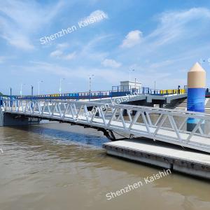 Wholesale Durable Marine Aluminum Gangways Ramps For Marina Floating Dock Pontoon Boat Use from china suppliers