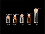 13mm Small Glass Vials With Cork Lids, Glass Bottles for Decoration, Arts &