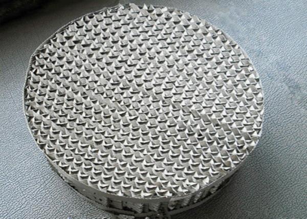 Quality 250Y Type Metal Structured Packing Perforated Plate Uniform Distribution Gas And Liquid for sale