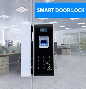 Wholesale Glass Door Electronic Door Locks With Fingerprint Password Remote Control from china suppliers
