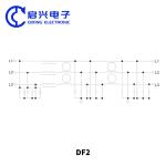 Three Phase 250VAC/440VAC Power Supply Noise Filter DF2 Series