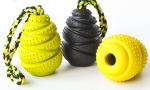 Natural Rubber Water Fetch Soft Pet Ball Toys For Large / Small Dogs