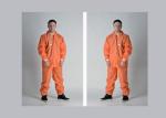 Disposable Protective Coverall Customized Logo Tear Resistant Size S - 3XL