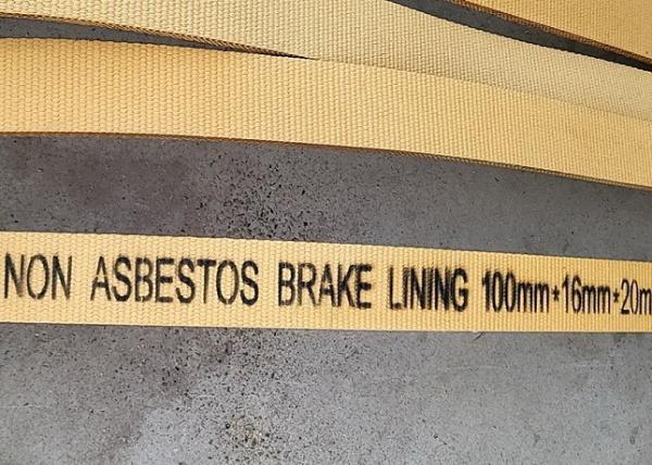 Winch Brake Lining Roll Mooring Winch Brake Lining Non Asbestos Woven Brake