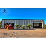 Q235B/Q345B Low Carbon Steel Metal Garage Shed Building with Prefabricated