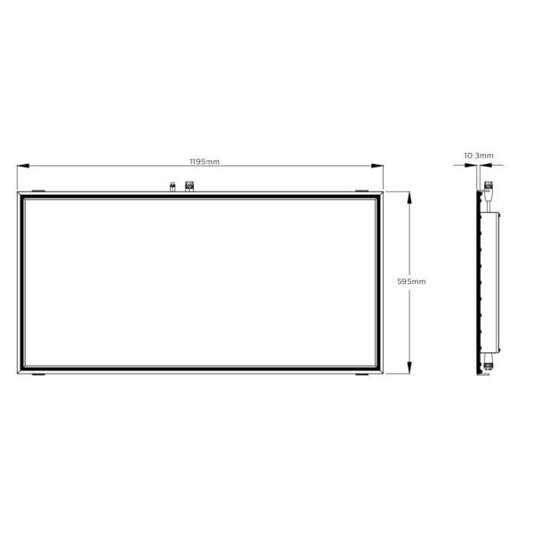 DUALRAYS ISP5 600x1200mm LED Sport Panel with URG