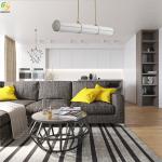 Home Light Luxury Brass Chandelier LED Restaurant Modern Pendant Light