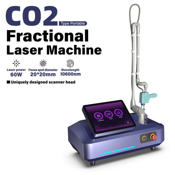 60W Quality Infrared Aming Stretch Mark Removal Fractionnel CO2 Laser Beauty