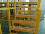 Yellow Walkway FRP Grating Non Slip Fiberglass Grating Panels 30*30mm Size