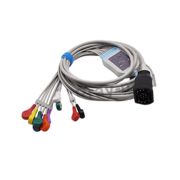 Zoll Compatible Direct-Connect ECG EKG Cable For M Or E Series 8000-1007-01 8000