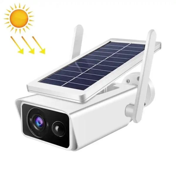 Outdoor Solar CCTV Security Camera 1080P HD Night Vision 2 Way Audio 2.4G WIFI