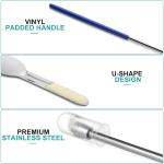 Science Lab Micro Spatula Tweezer Sampler Set, Stainless Steel MutliPurpose