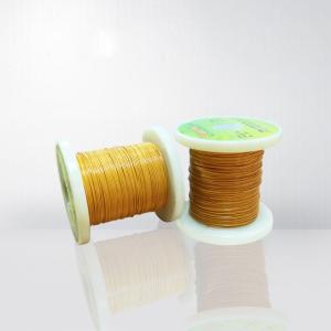 Wholesale 0.1mm Triple Insulated Wire 130℃ Enameled Copper Wire TIW Wire For Transformers / Coils ISO Approved from china suppliers