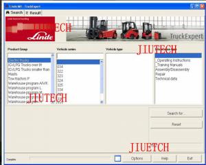 China Instruction Manual Heavy Duty Truck Diagnostic Software Linde Diagnosis Tool Application on sale