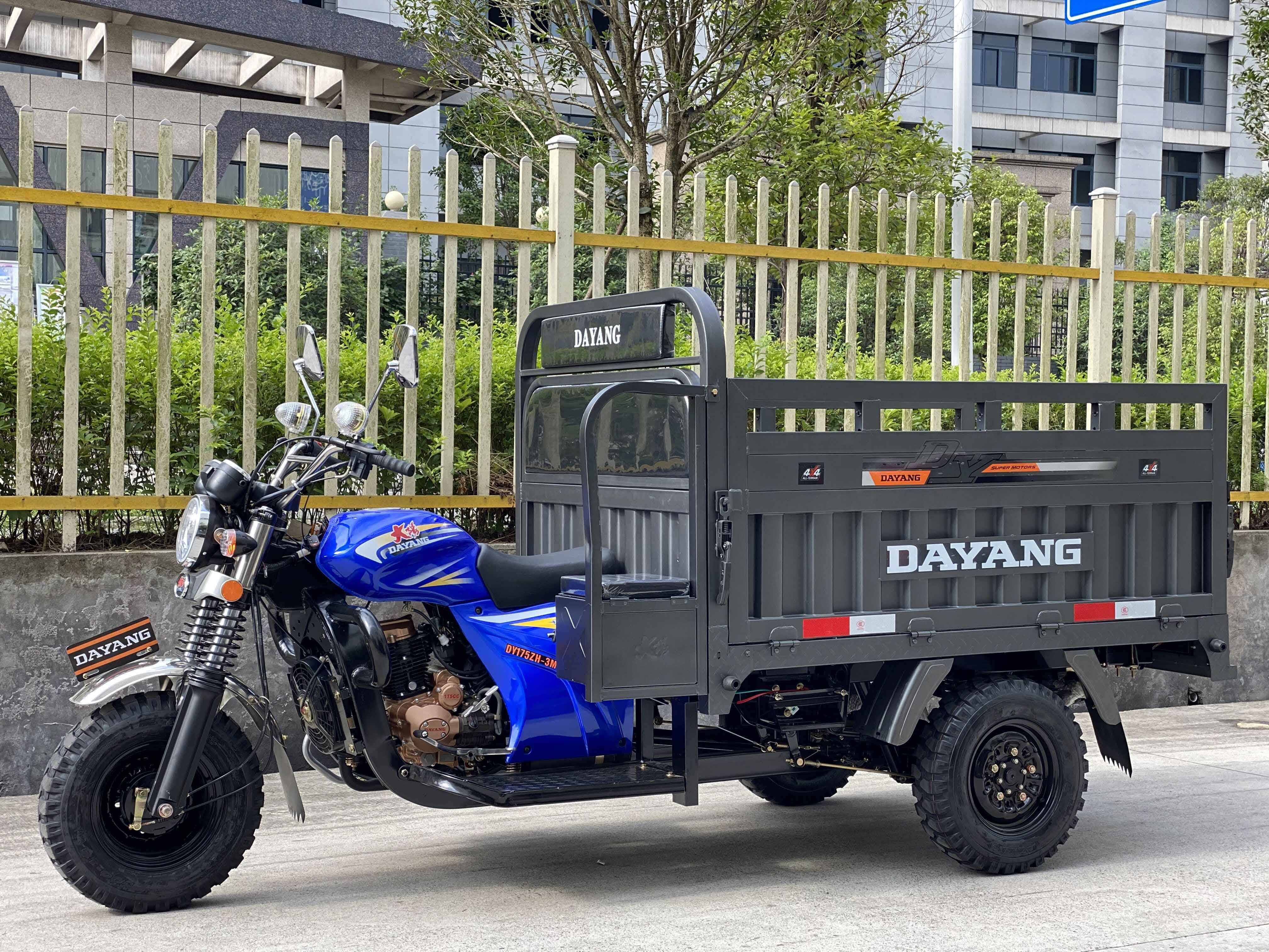 3 Wheel Gasoline Tuk Tuk Rickshaw Tricycle Scooter with Front Shock Absorber 50 Types
