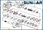 AT264444 Arm Sealing Kit ISO9001 490 John Deere Cylinder Repair Seal Kit