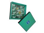 Green Cardboard Box Lid & Bottom Box Style Structure CMYK Printing Rigid