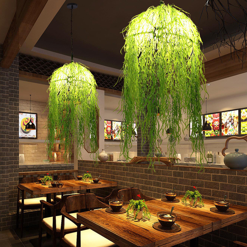 American country lamp shades Bar Loft Vintage Designer Global pendant lamp Plant pendant light(WH-VP-153)