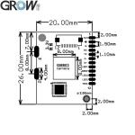 Energy Efficient Barcode Scanner Module 70mA 10mil Resolution 3.3V