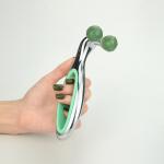AAA Grade Stone Nourishing 3D Y Shape Massage Roller For Face