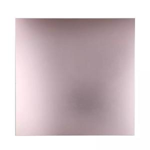 Wholesale Rose Gold Anodized Texture Aluminium Metal Co2 Fiber Laser Engraving Name Plates Tags Decorative Anodised Aluminum Plate from china suppliers