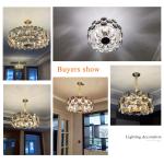 Modern smoke gray crystal chandelier in the living room contemporary chandelier