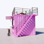 Steel Frame and Galvanized Steel Bending Prefabricated Container Restaurant