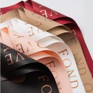 Wholesale 50g Love Bronzing Waterproof Tissue Paper for Custom Bouquet Wrapping and Packaging from china suppliers