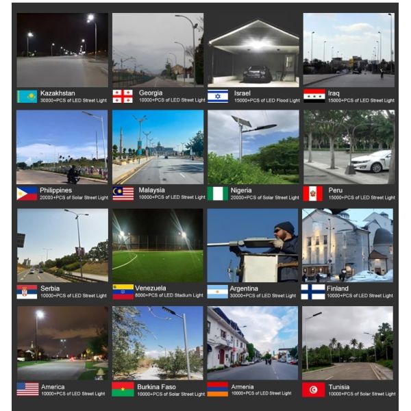 Waterproof Solar Exterior Wall Lights Wall Mounted Solar Powered Smart Lights