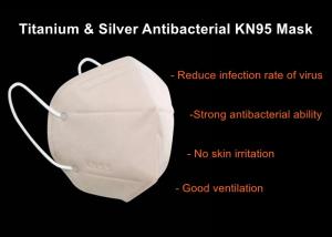 Wholesale KN95 FFP2 Titanium silver coated 99%PFE Antibacterial Face Masks from china suppliers