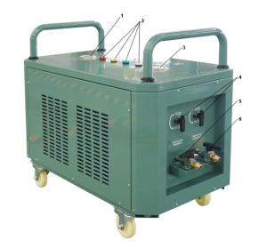 Wholesale HVAC Refrigerant Vapor Recovery Machine R410A R134A 2HP Recycling AC Gas Charging Machine from china suppliers