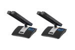 Karaoke 2 Channel UHF Wireless Microphone System Dual Receiver