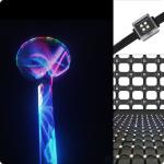 Outdoor Building Lighting Curtain Wall Mesh Screen DC12V 4LEDS