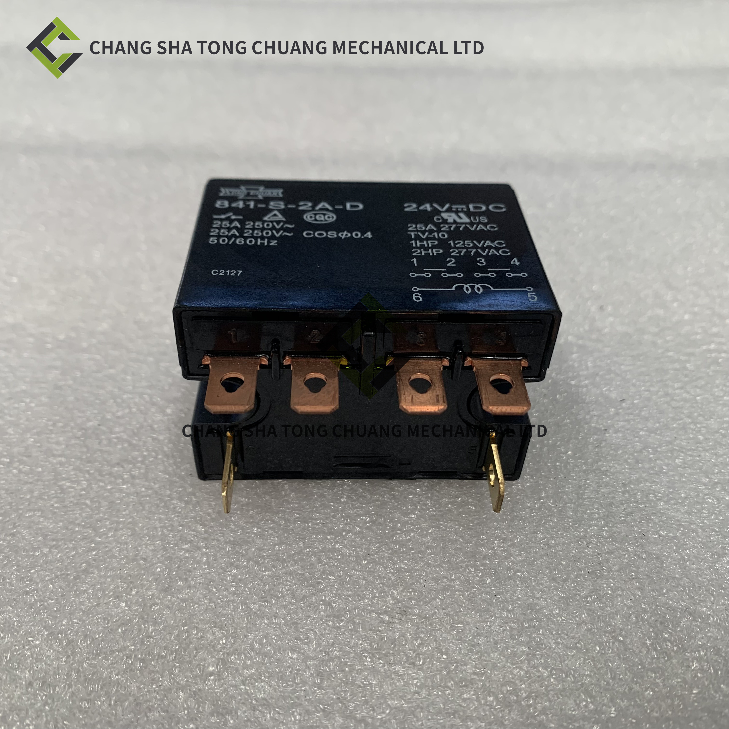 Zoomlion Concrete Pump Truck Electrical Spare Parts Hydraulic Oil Thermal Fan Control Relay HE2aN-DC24V 1020303339